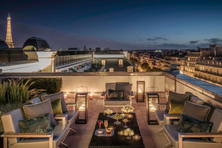 Rooftop dining